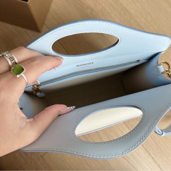 Burberry Pale Blue/Natural Pocket Bag - Picture 11 of 15